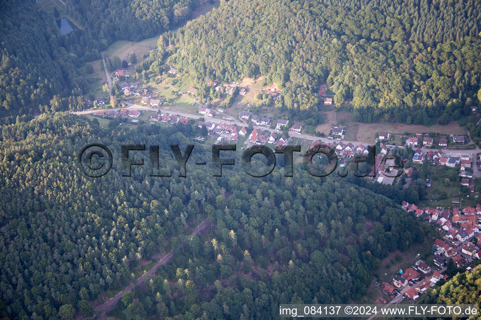 Eußerthal dans le département Rhénanie-Palatinat, Allemagne vue du ciel