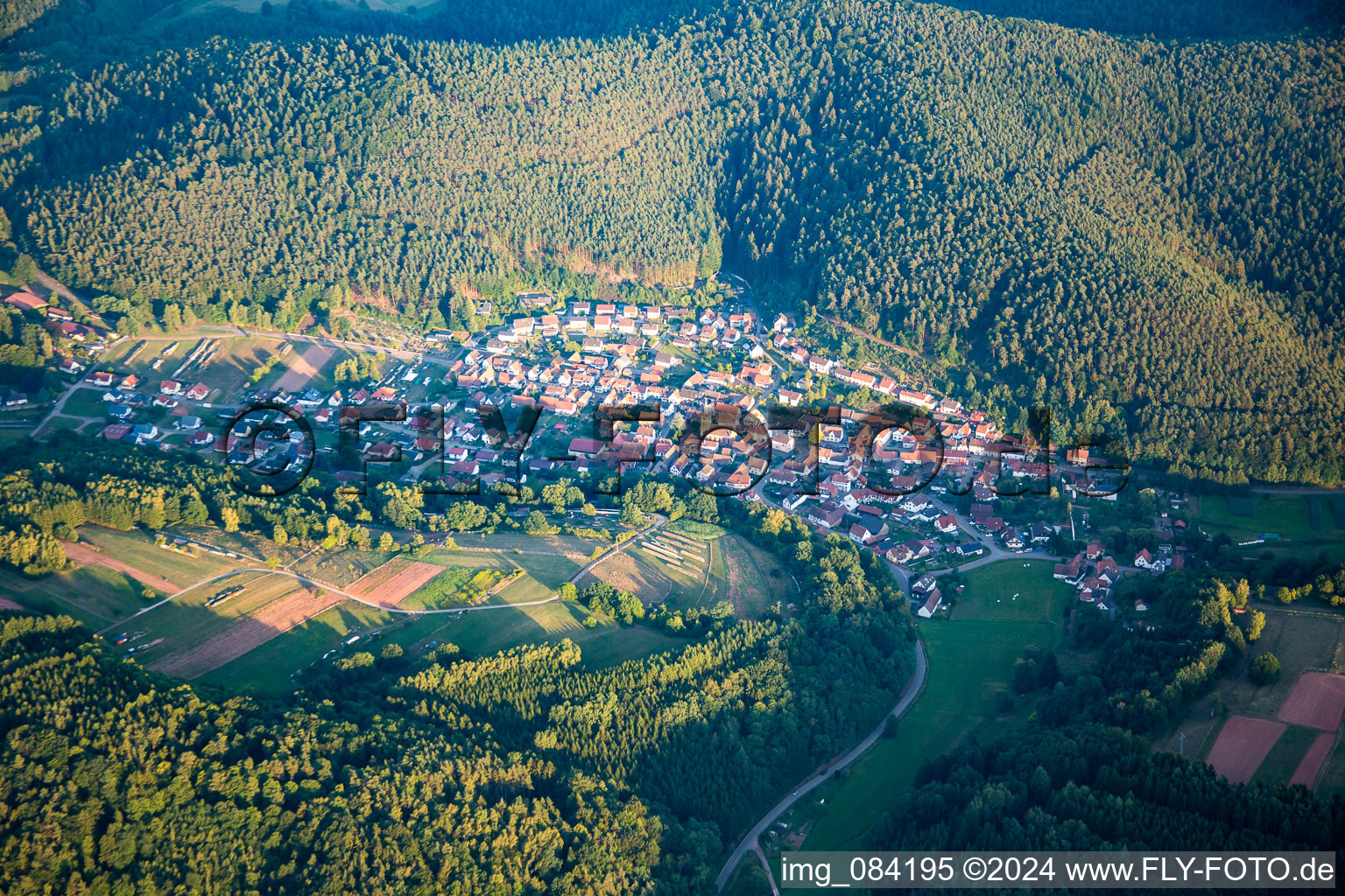 Vorderweidenthal dans le département Rhénanie-Palatinat, Allemagne d'en haut