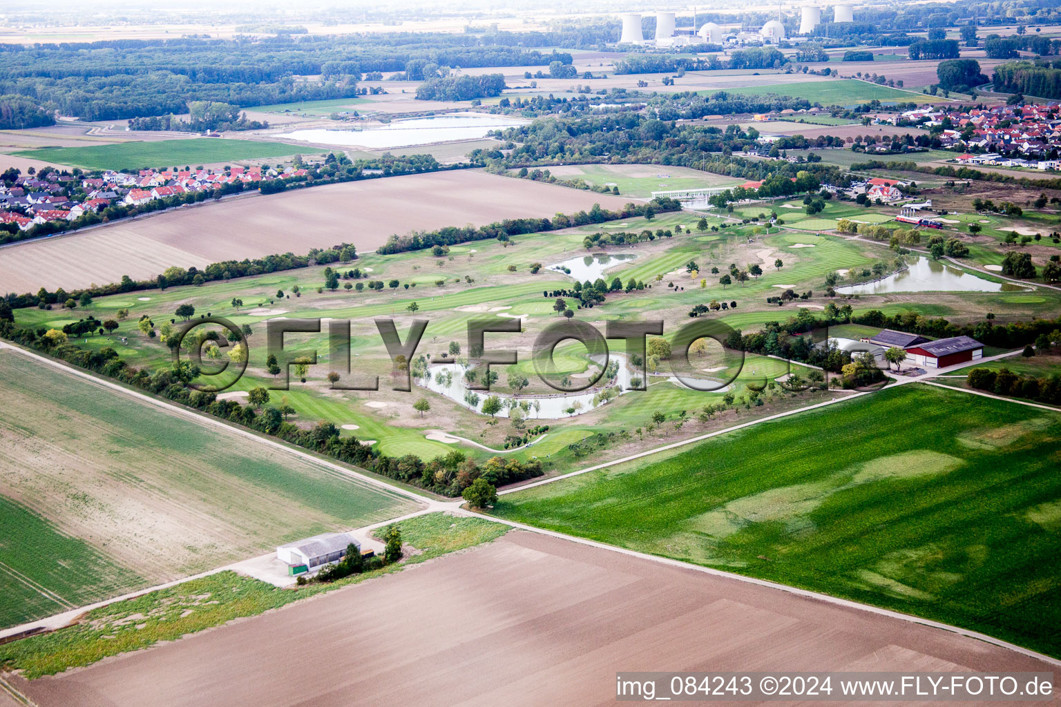 Domaine du golf Golfpark Biblis-Wattenheim *****GOLF absolu à Wattenheim à le quartier Nordheim in Biblis dans le département Hesse, Allemagne hors des airs