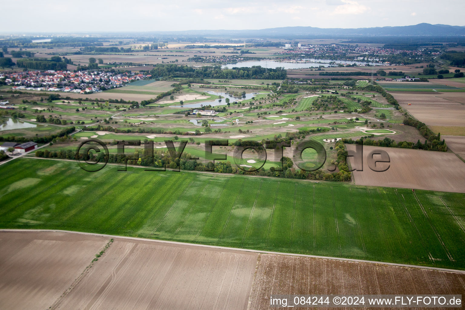 Domaine du golf Golfpark Biblis-Wattenheim *****GOLF absolu à Wattenheim à le quartier Nordheim in Biblis dans le département Hesse, Allemagne vue d'en haut