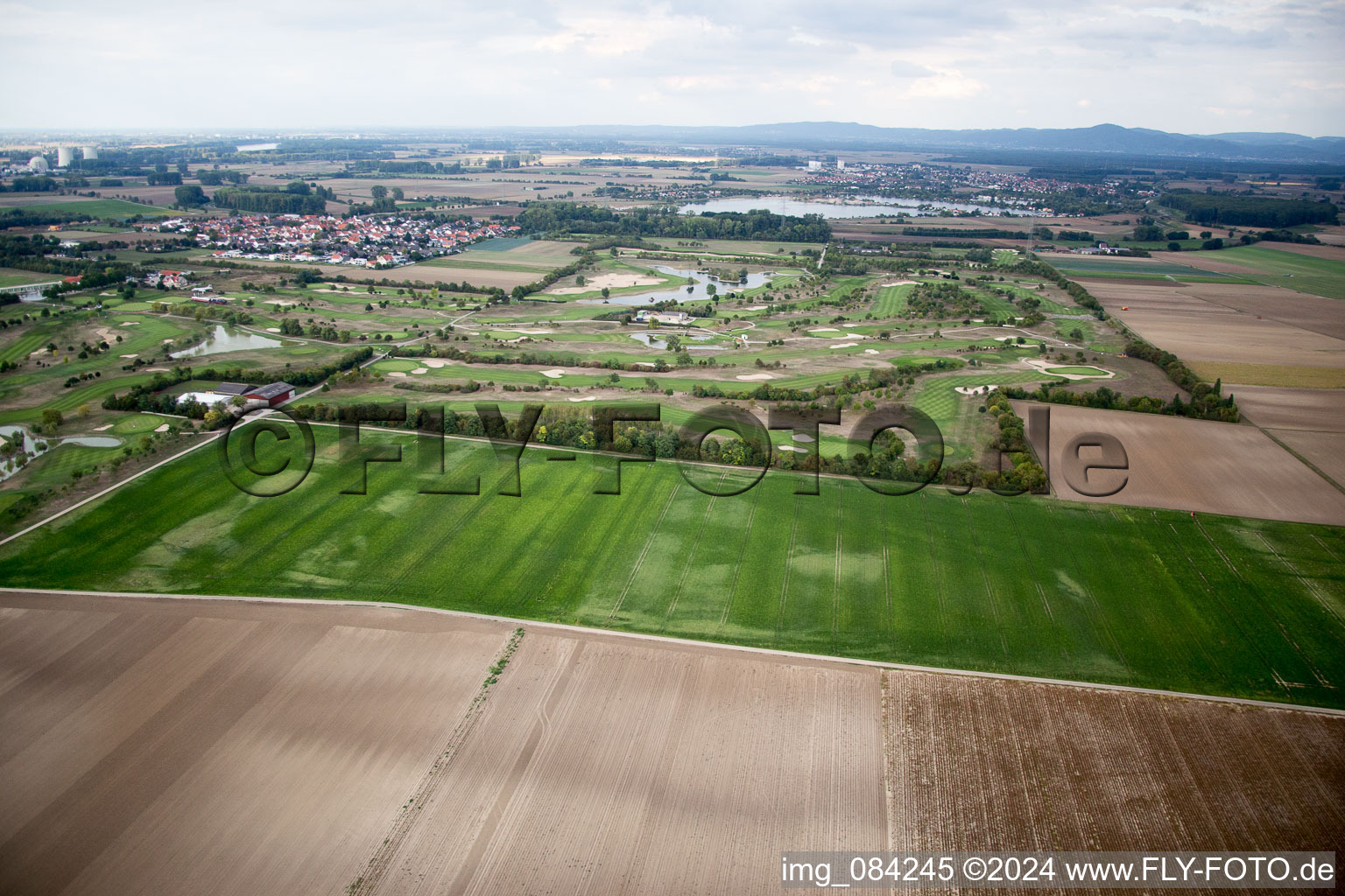 Domaine du golf Golfpark Biblis-Wattenheim *****GOLF absolu à Wattenheim à le quartier Nordheim in Biblis dans le département Hesse, Allemagne depuis l'avion