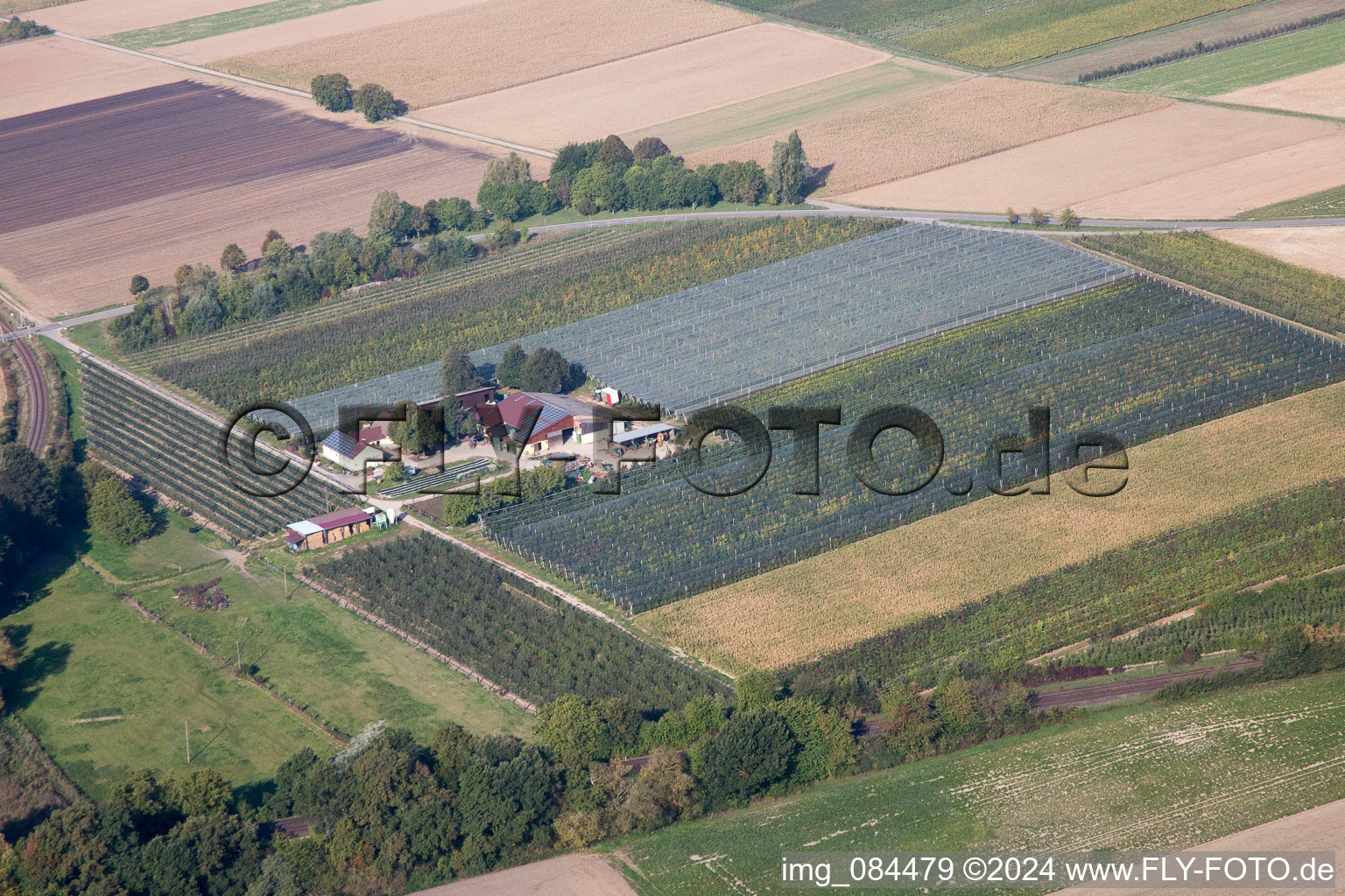 Winden dans le département Rhénanie-Palatinat, Allemagne depuis l'avion