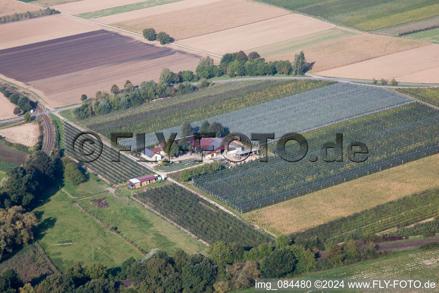 Vue d'oiseau de Winden dans le département Rhénanie-Palatinat, Allemagne