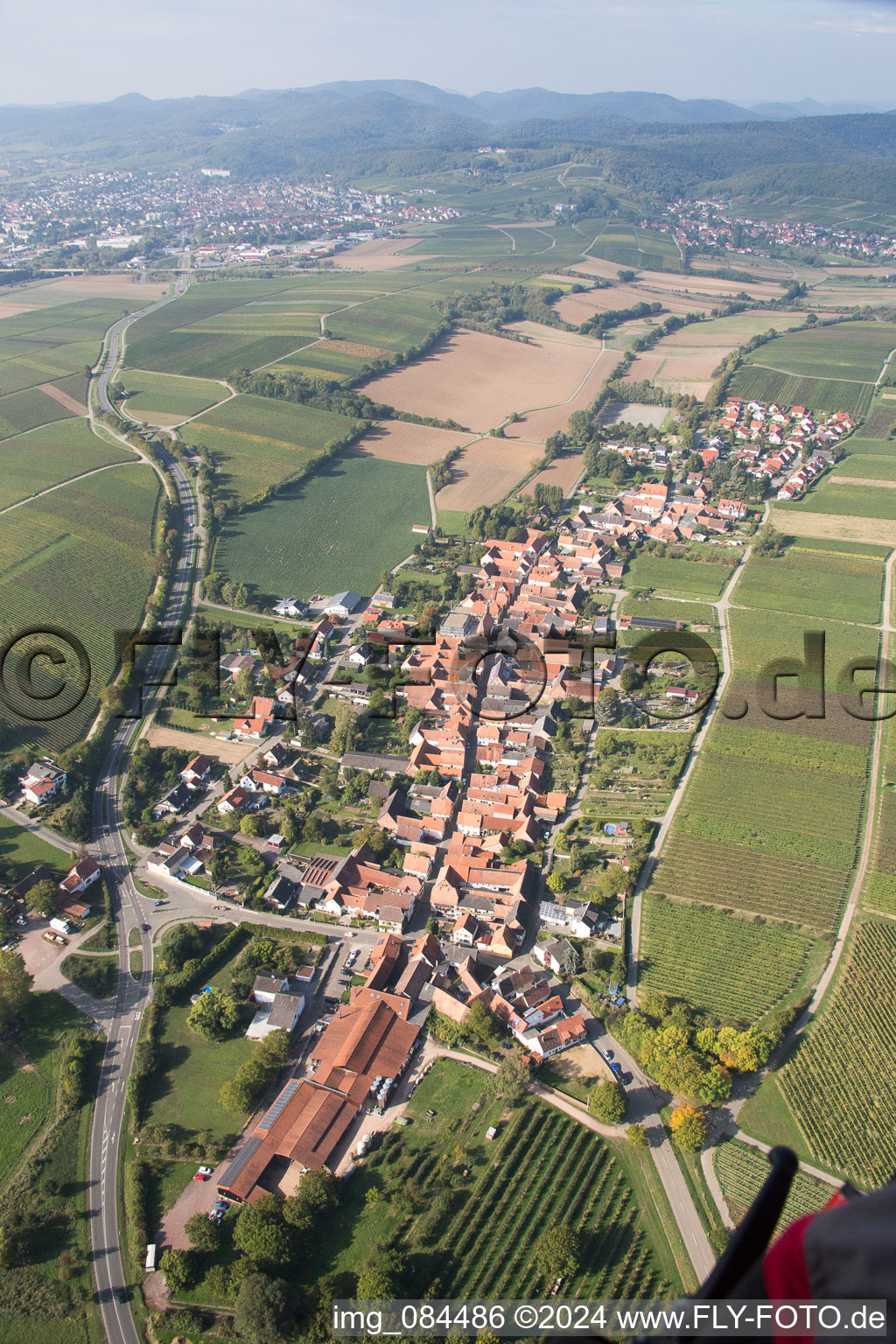 Photographie aérienne de Niederhorbach dans le département Rhénanie-Palatinat, Allemagne