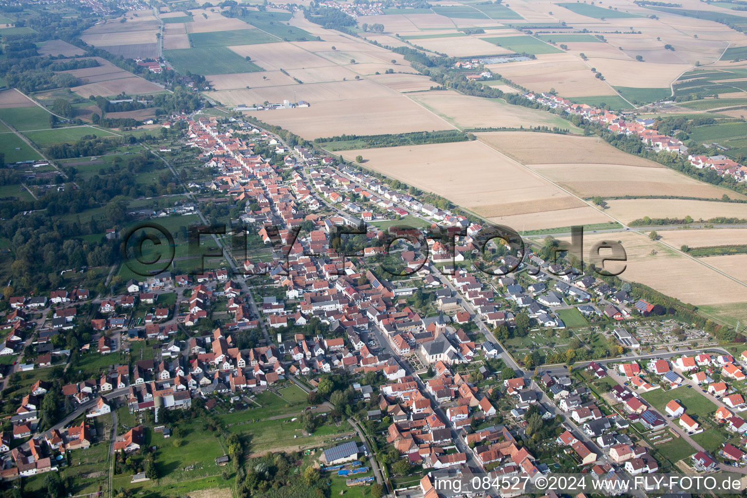 Image drone de Quartier Schaidt in Wörth am Rhein dans le département Rhénanie-Palatinat, Allemagne