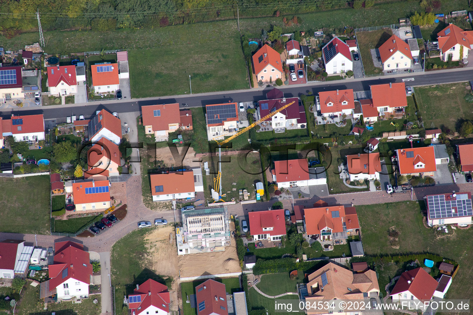 Photographie aérienne de Quartier Schaidt in Wörth am Rhein dans le département Rhénanie-Palatinat, Allemagne