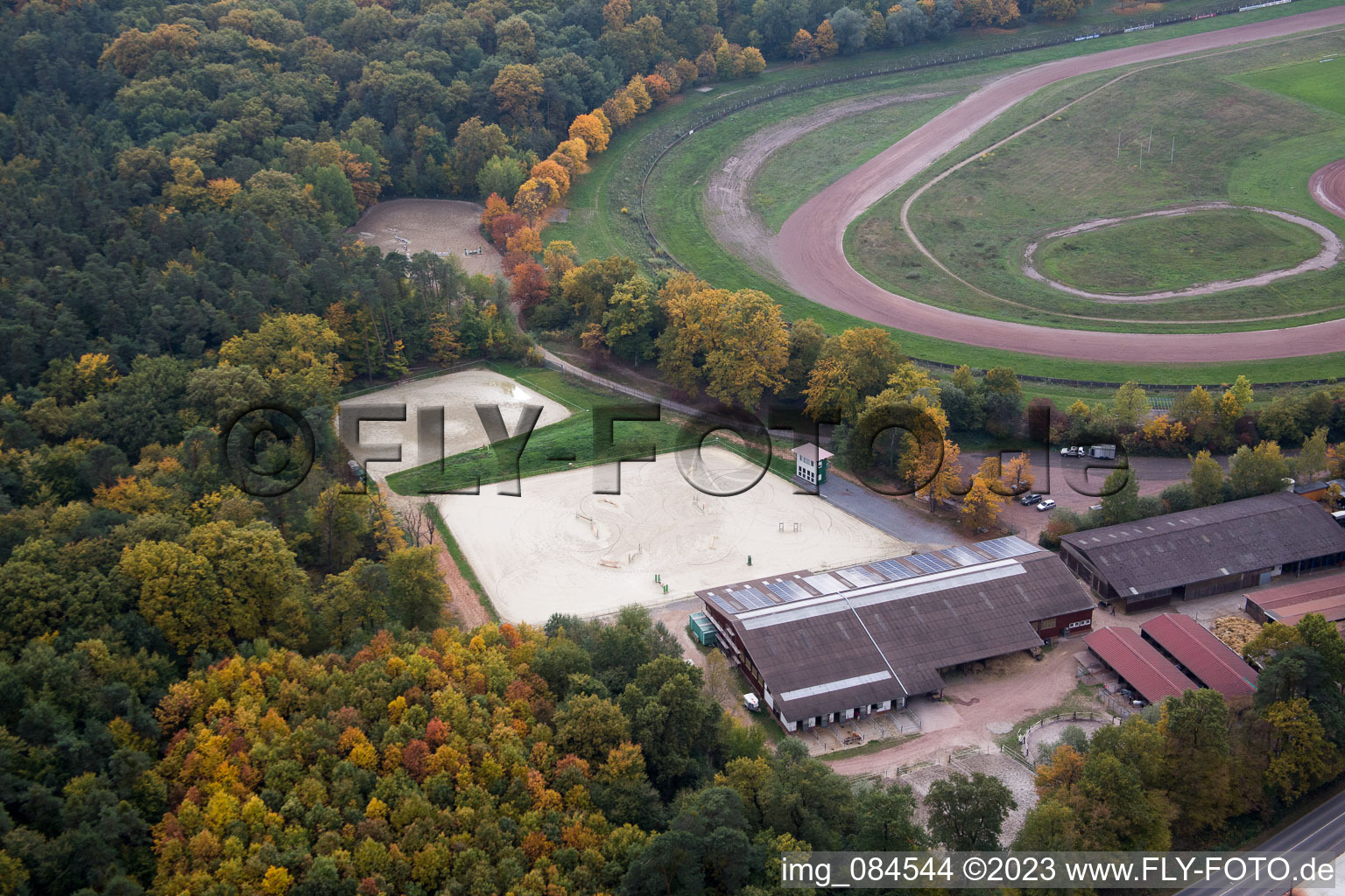 Quartier Herxheim in Herxheim bei Landau dans le département Rhénanie-Palatinat, Allemagne vue d'en haut