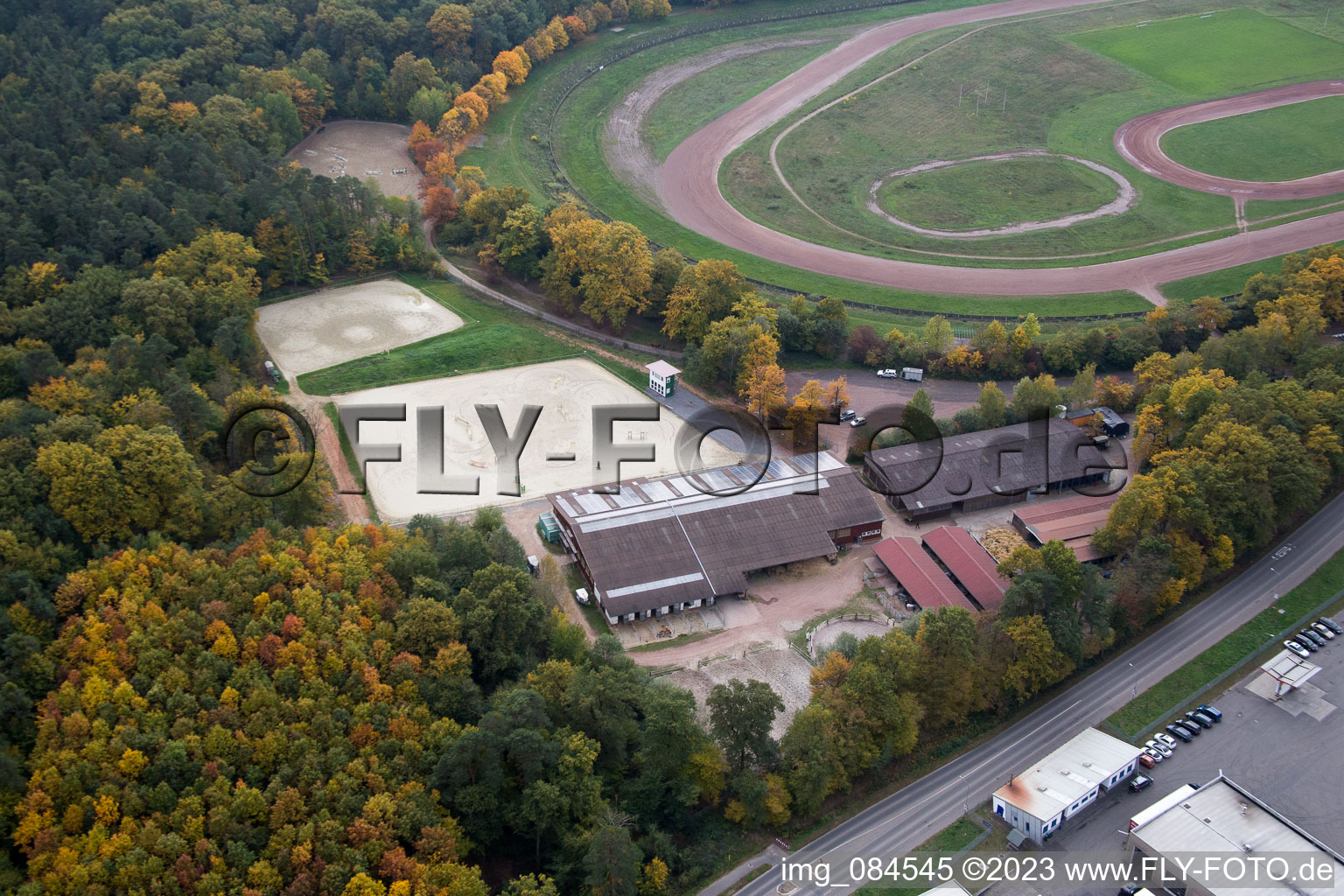 Quartier Herxheim in Herxheim bei Landau dans le département Rhénanie-Palatinat, Allemagne depuis l'avion