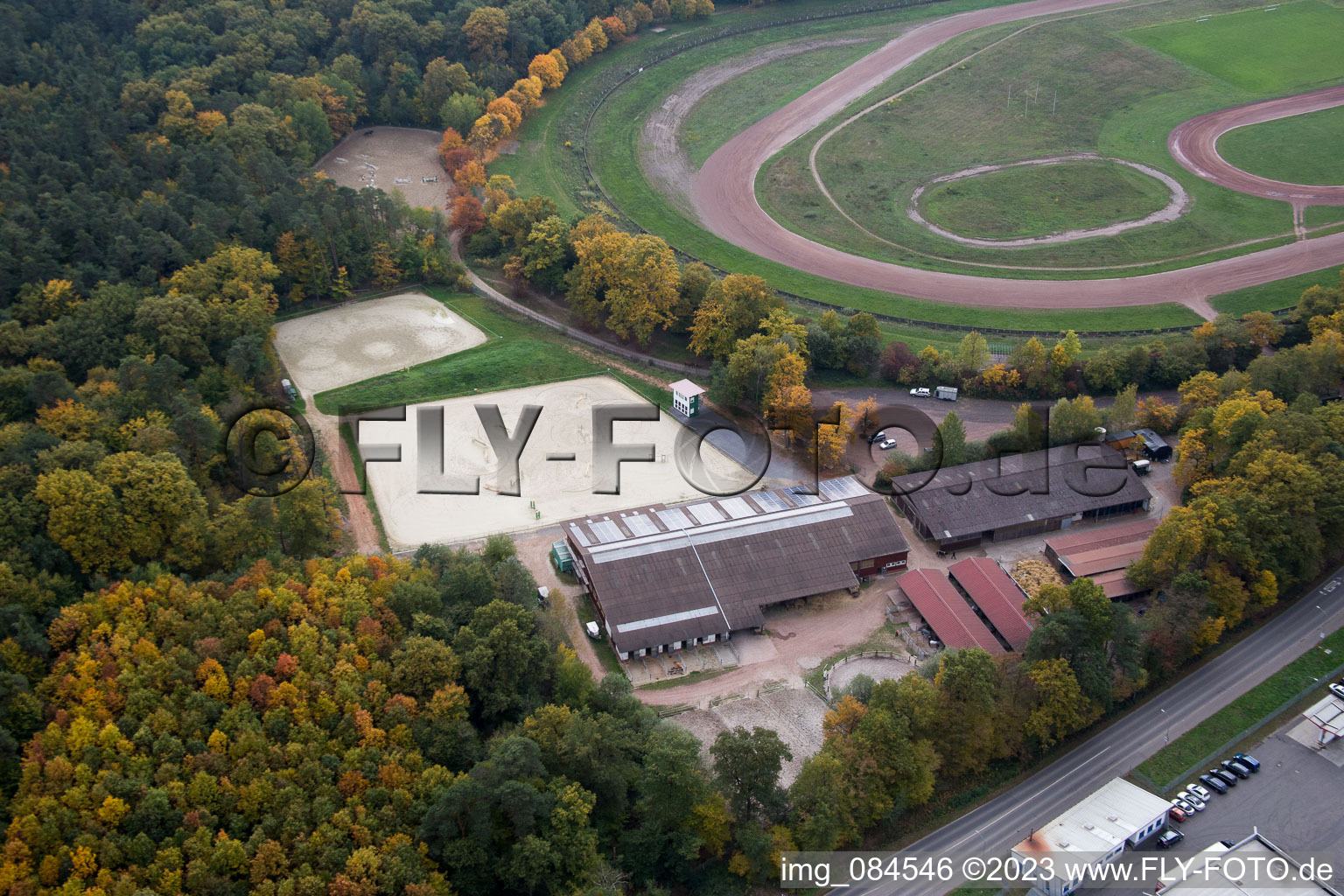 Vue d'oiseau de Quartier Herxheim in Herxheim bei Landau dans le département Rhénanie-Palatinat, Allemagne