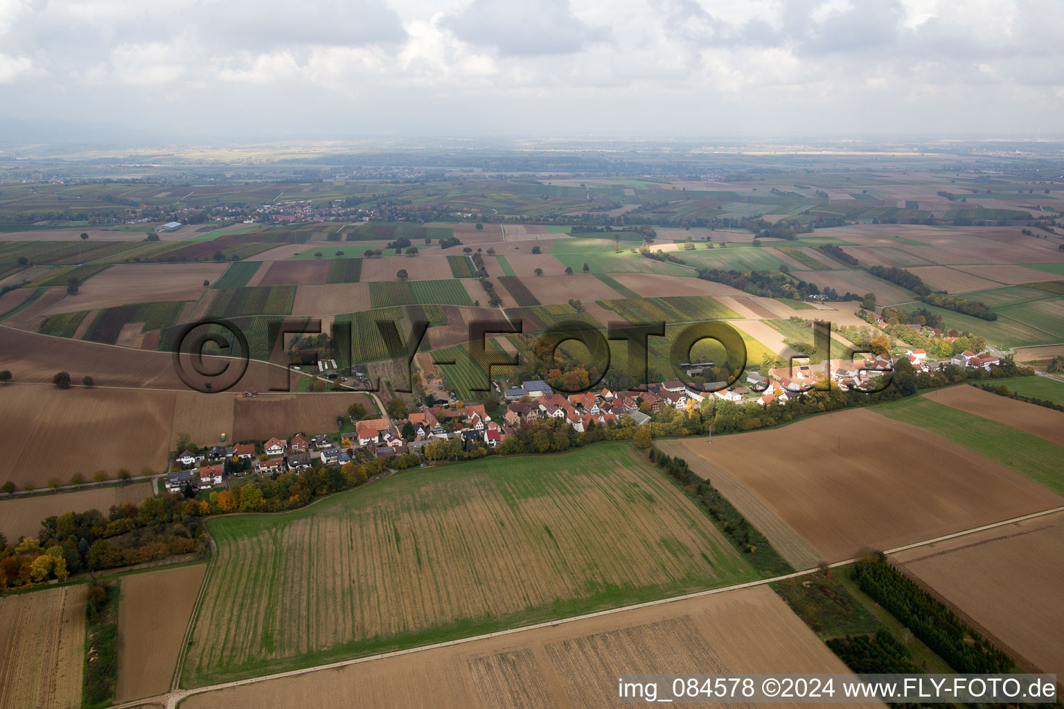 Vollmersweiler dans le département Rhénanie-Palatinat, Allemagne d'en haut