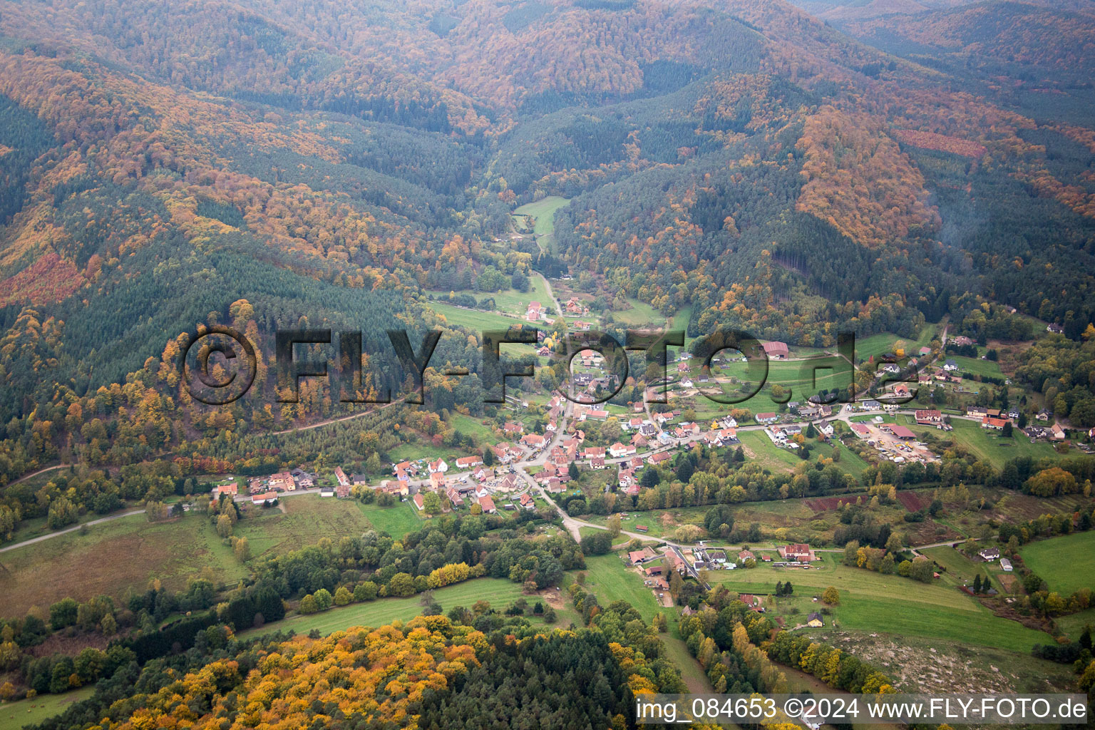 Photographie aérienne de Dambach dans le département Bas Rhin, France