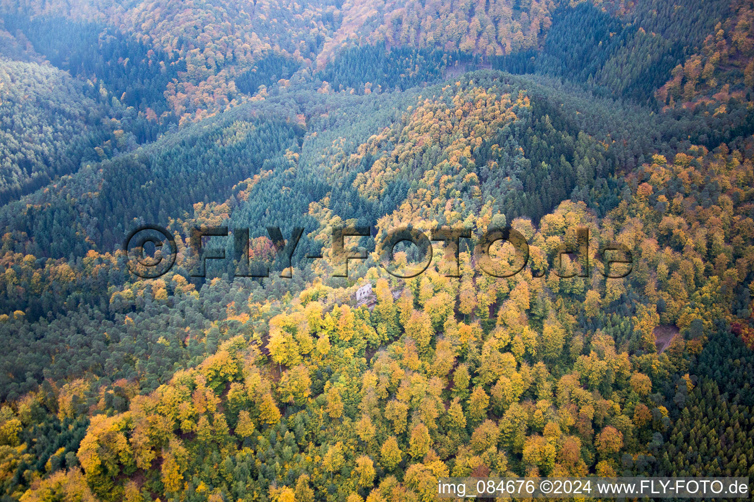 Photographie aérienne de Dambach dans le département Bas Rhin, France