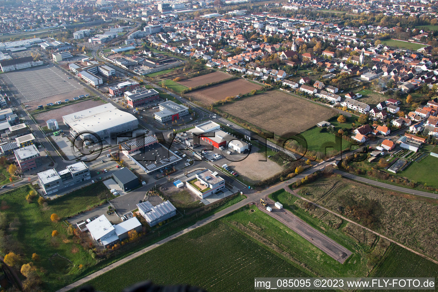 Quartier Queichheim in Landau in der Pfalz dans le département Rhénanie-Palatinat, Allemagne d'un drone