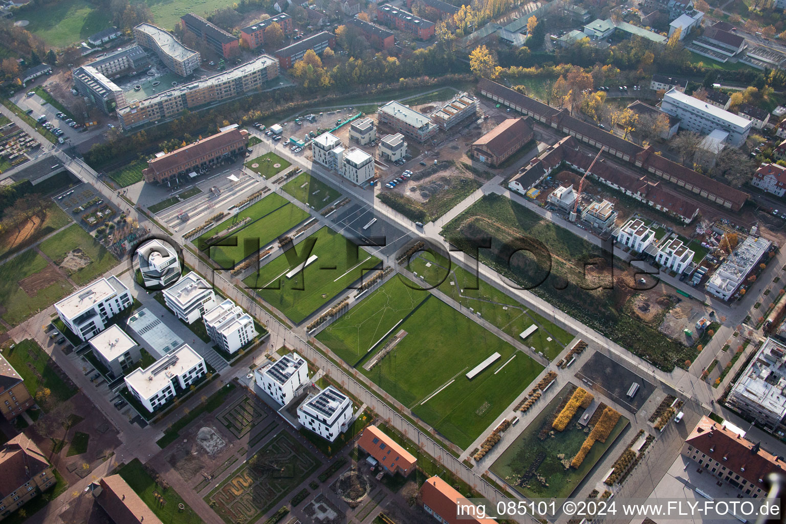 Image drone de Salon national des jardins 2015 à Landau in der Pfalz dans le département Rhénanie-Palatinat, Allemagne