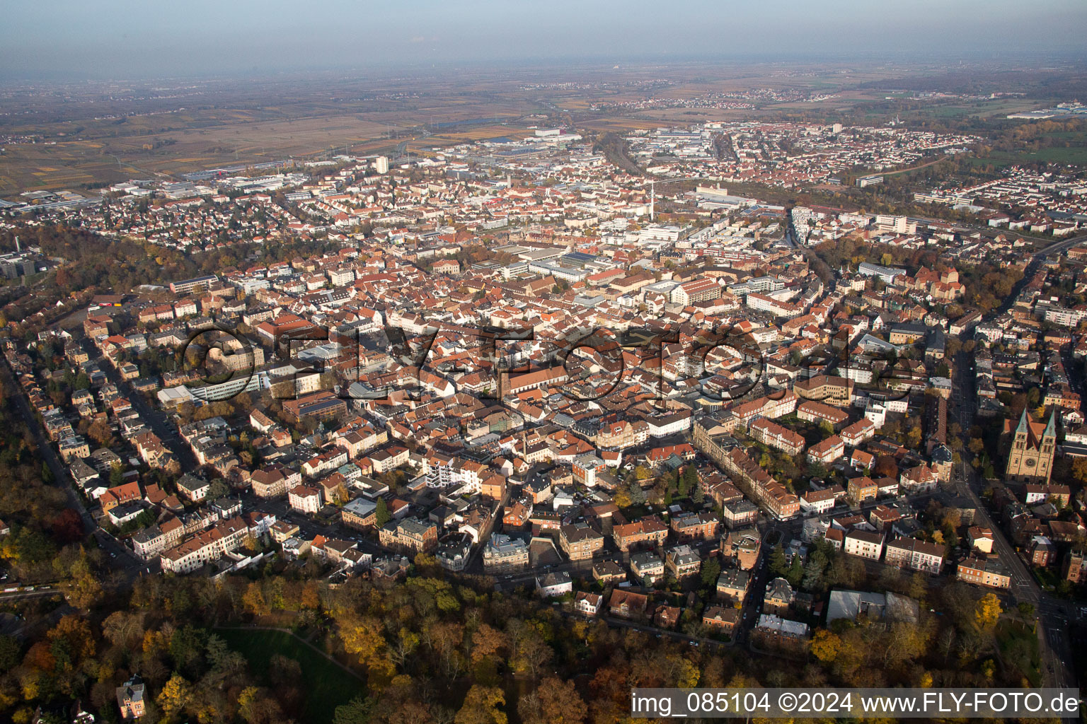 Landau in der Pfalz dans le département Rhénanie-Palatinat, Allemagne vue d'en haut