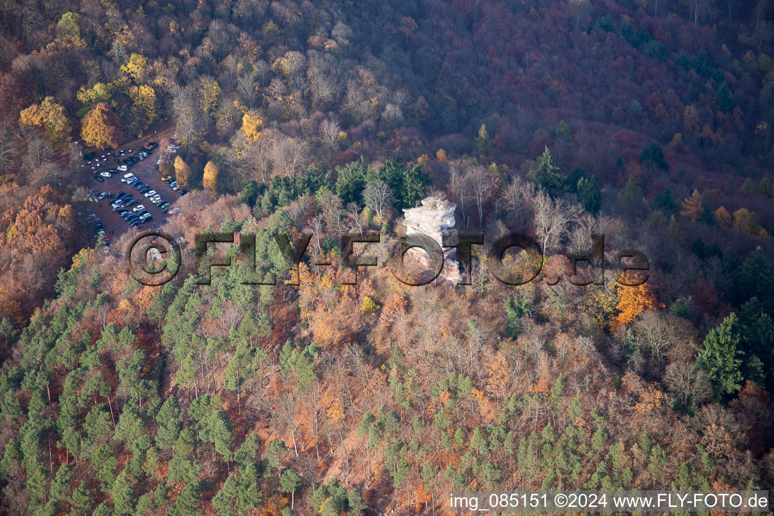 Photographie aérienne de Quartier Bindersbach in Annweiler am Trifels dans le département Rhénanie-Palatinat, Allemagne