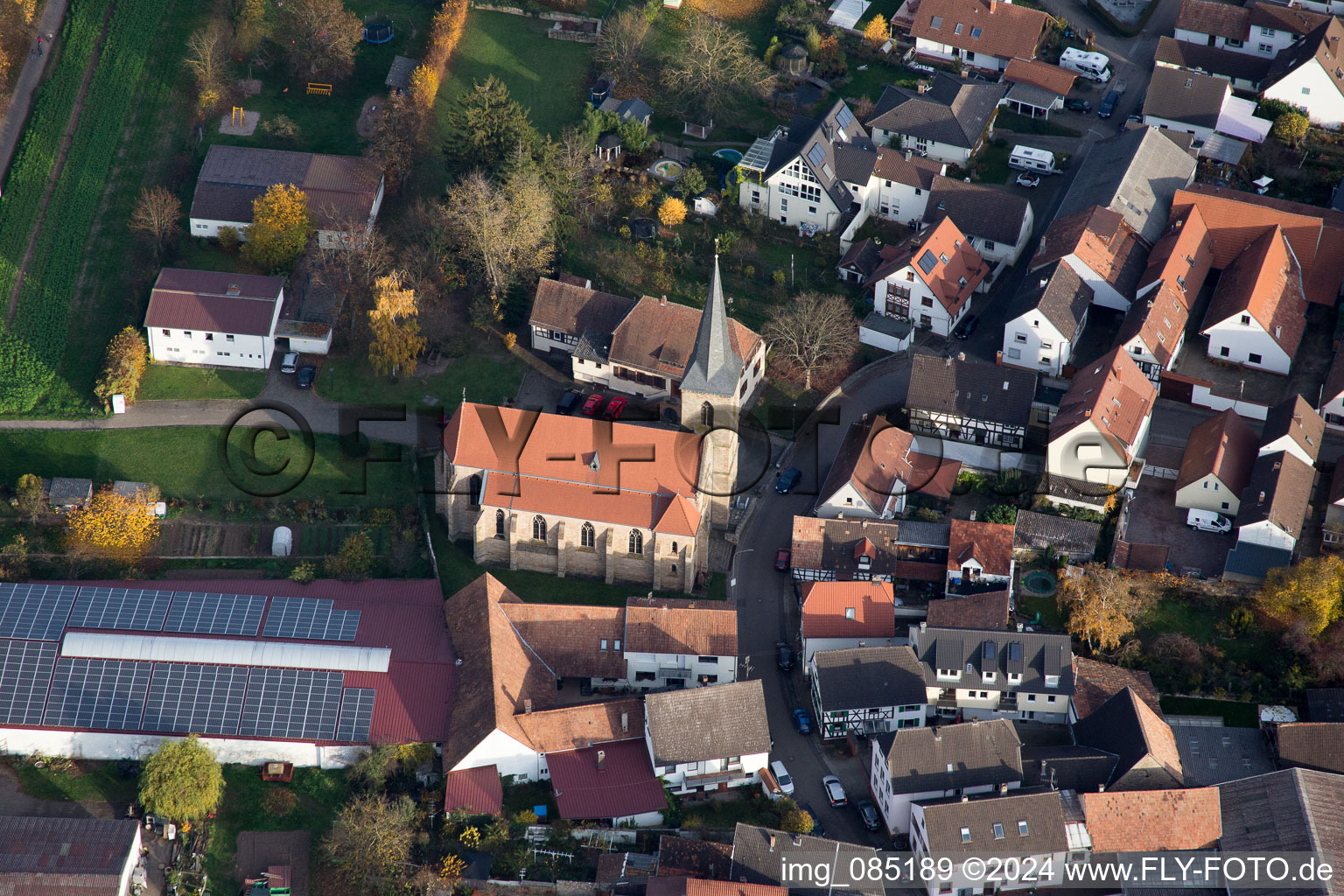 Photographie aérienne de Quartier Ingenheim in Billigheim-Ingenheim dans le département Rhénanie-Palatinat, Allemagne