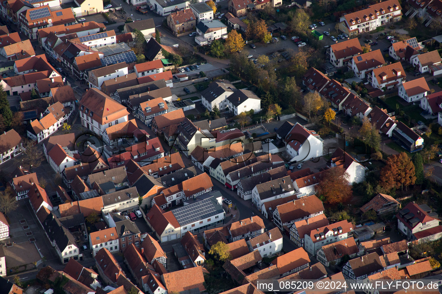 Enregistrement par drone de Kandel dans le département Rhénanie-Palatinat, Allemagne