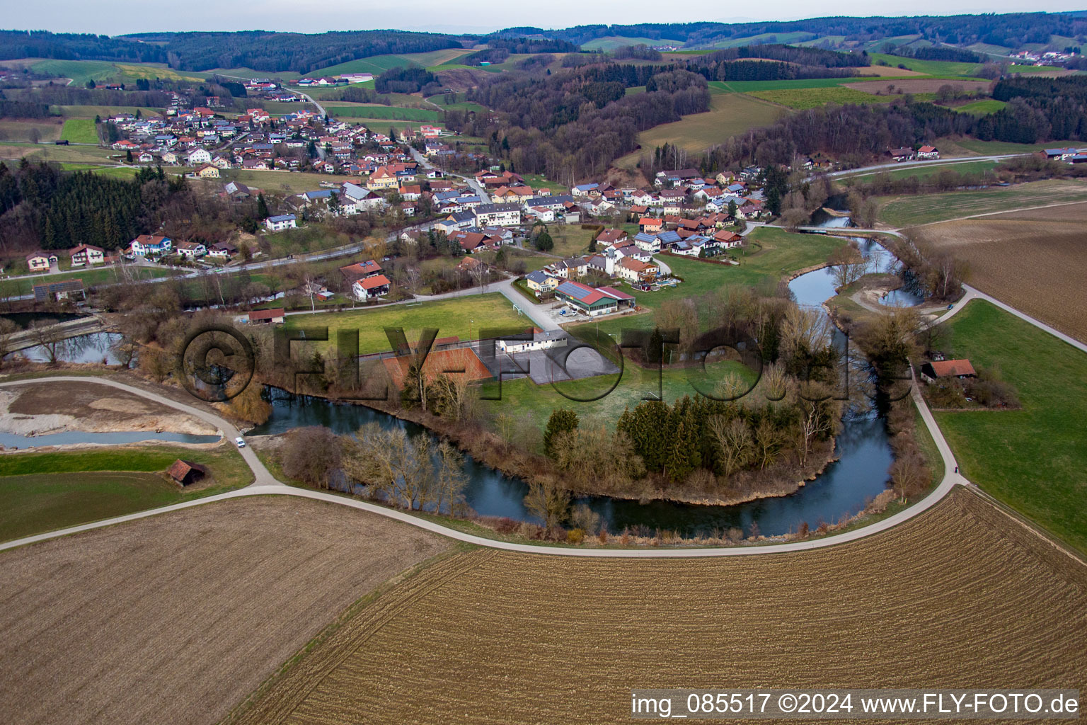 Photographie aérienne de Quartier Brombach in Bad Birnbach dans le département Bavière, Allemagne