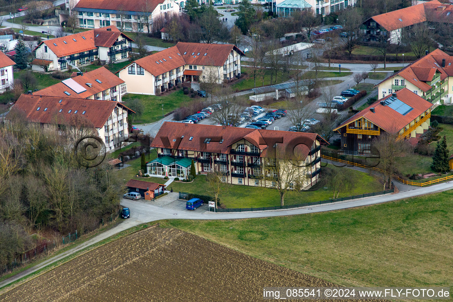 Quartier Aunham in Bad Birnbach dans le département Bavière, Allemagne hors des airs