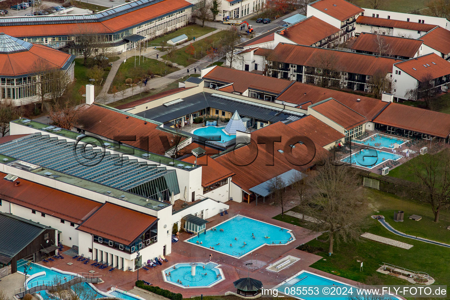 Image drone de Quartier Aunham in Bad Birnbach dans le département Bavière, Allemagne