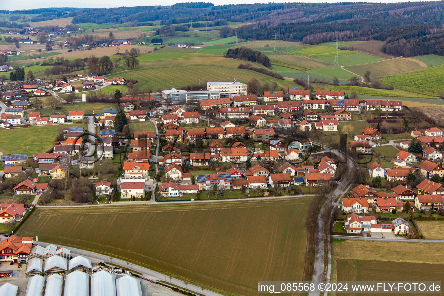 Bad Birnbach dans le département Bavière, Allemagne d'en haut