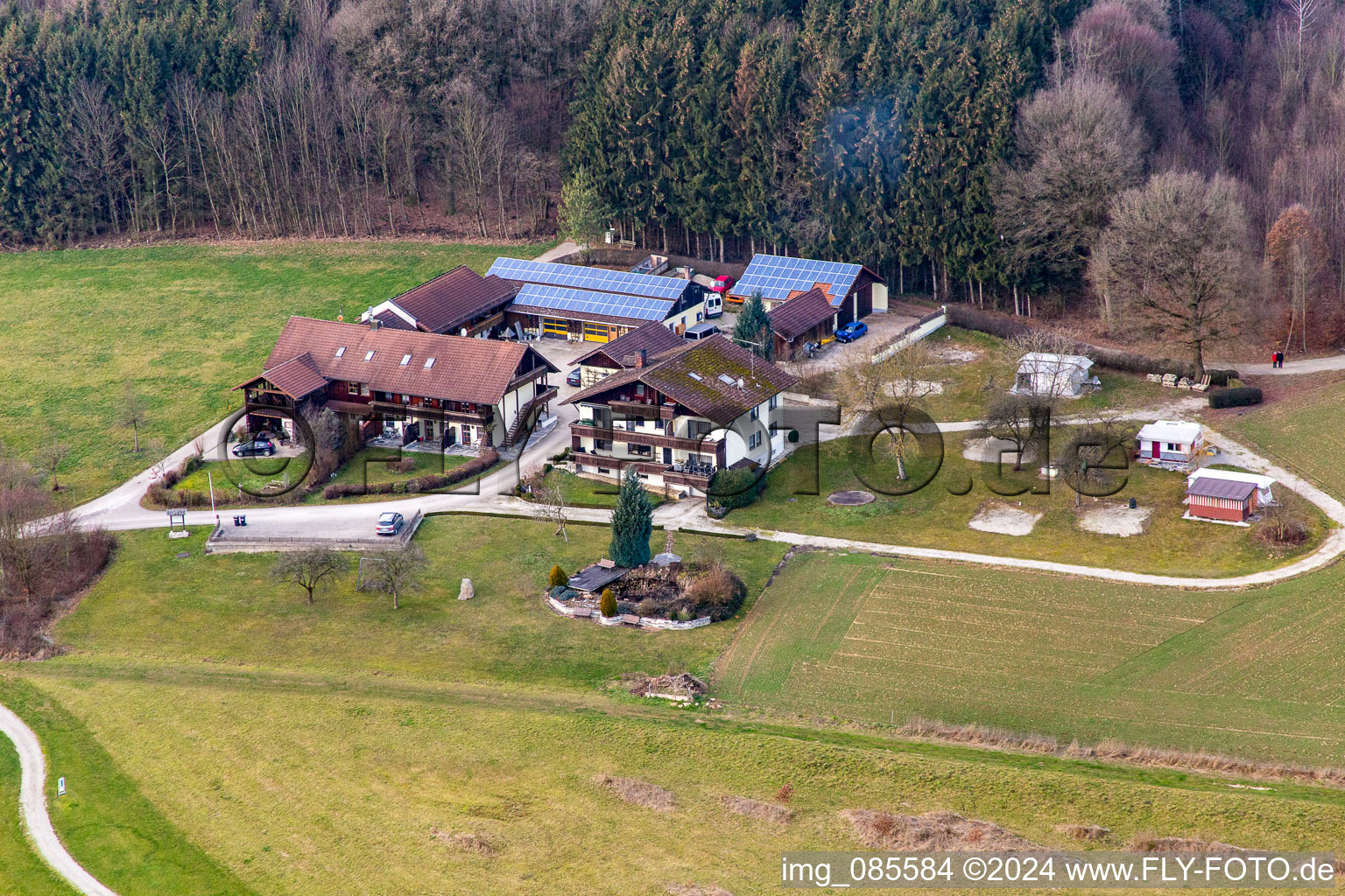 Photographie aérienne de Bad Birnbach dans le département Bavière, Allemagne