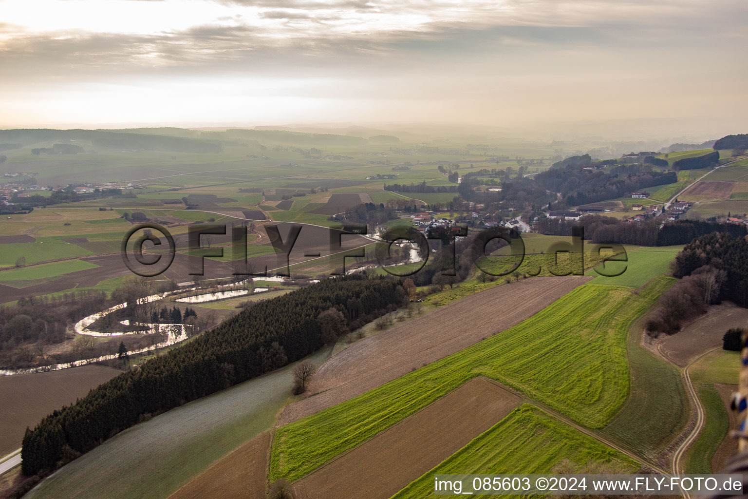 Photographie aérienne de Quartier Anzenkirchen in Triftern dans le département Bavière, Allemagne