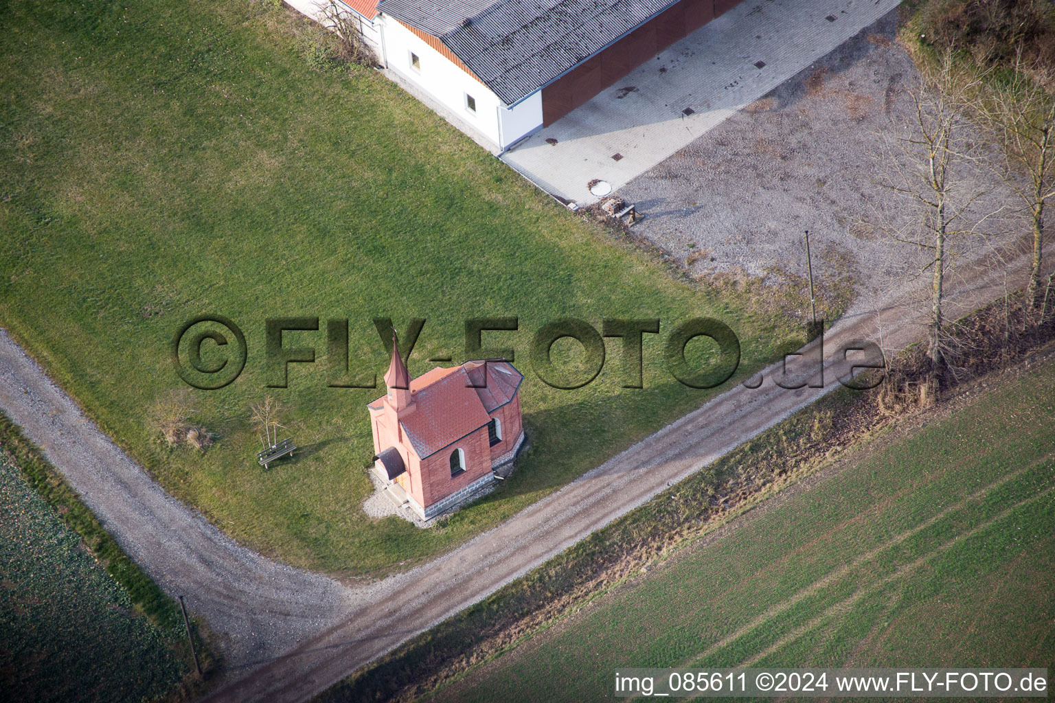 Photographie aérienne de Brandstatt dans le département Bavière, Allemagne