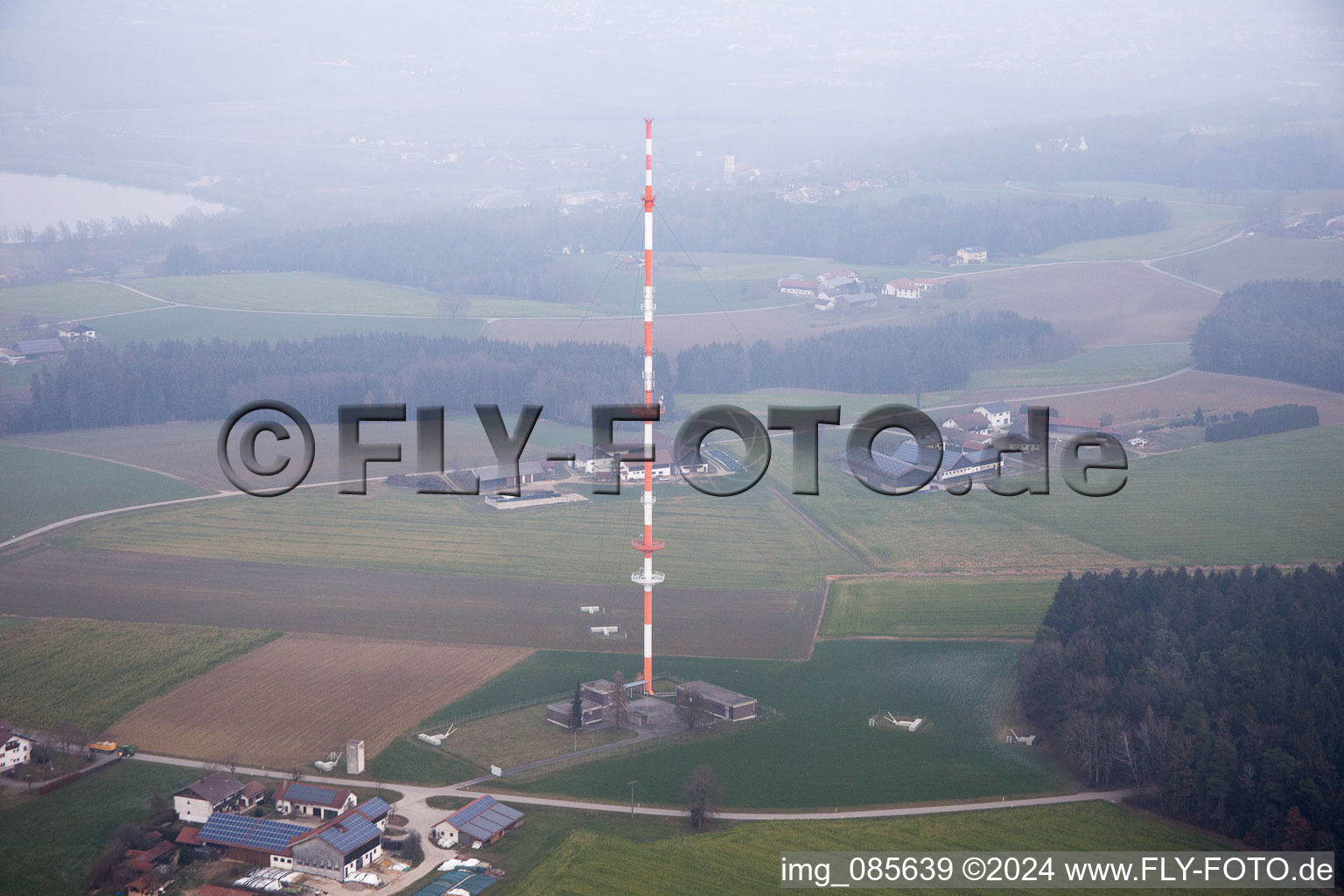 Vue aérienne de Höllkronöd dans le département Bavière, Allemagne