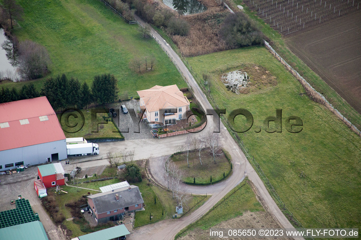 Enregistrement par drone de Quartier Herxheim in Herxheim bei Landau/Pfalz dans le département Rhénanie-Palatinat, Allemagne