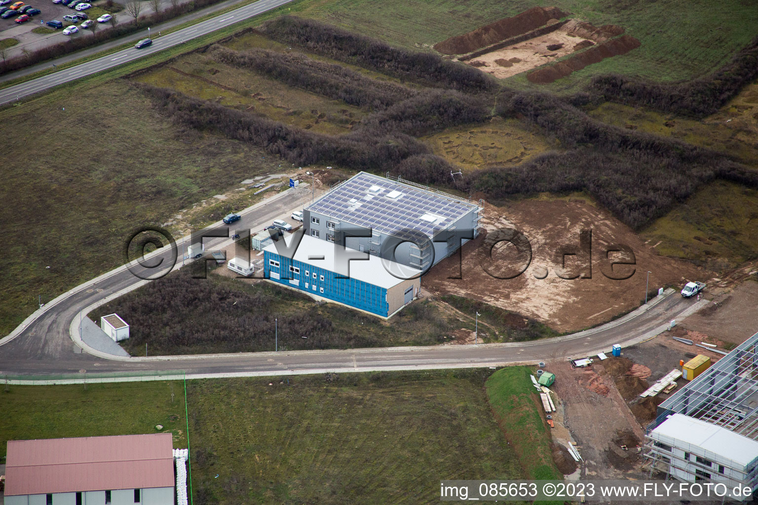 Image drone de Quartier Herxheim in Herxheim bei Landau dans le département Rhénanie-Palatinat, Allemagne