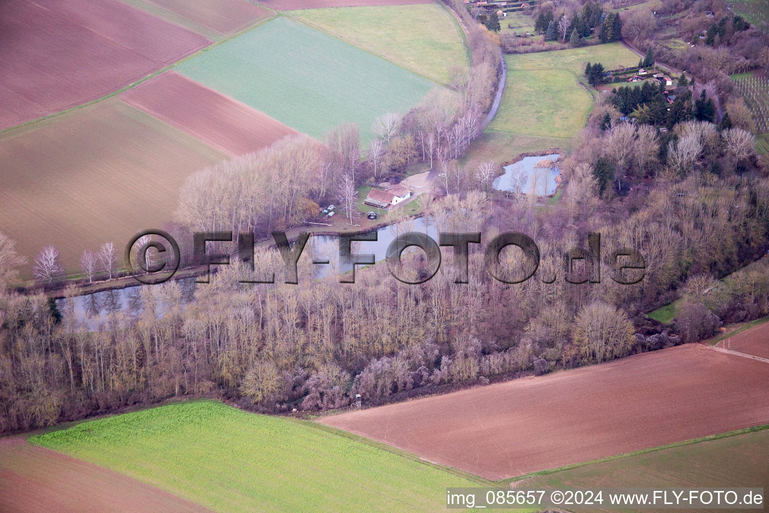 Photographie aérienne de Insheim dans le département Rhénanie-Palatinat, Allemagne