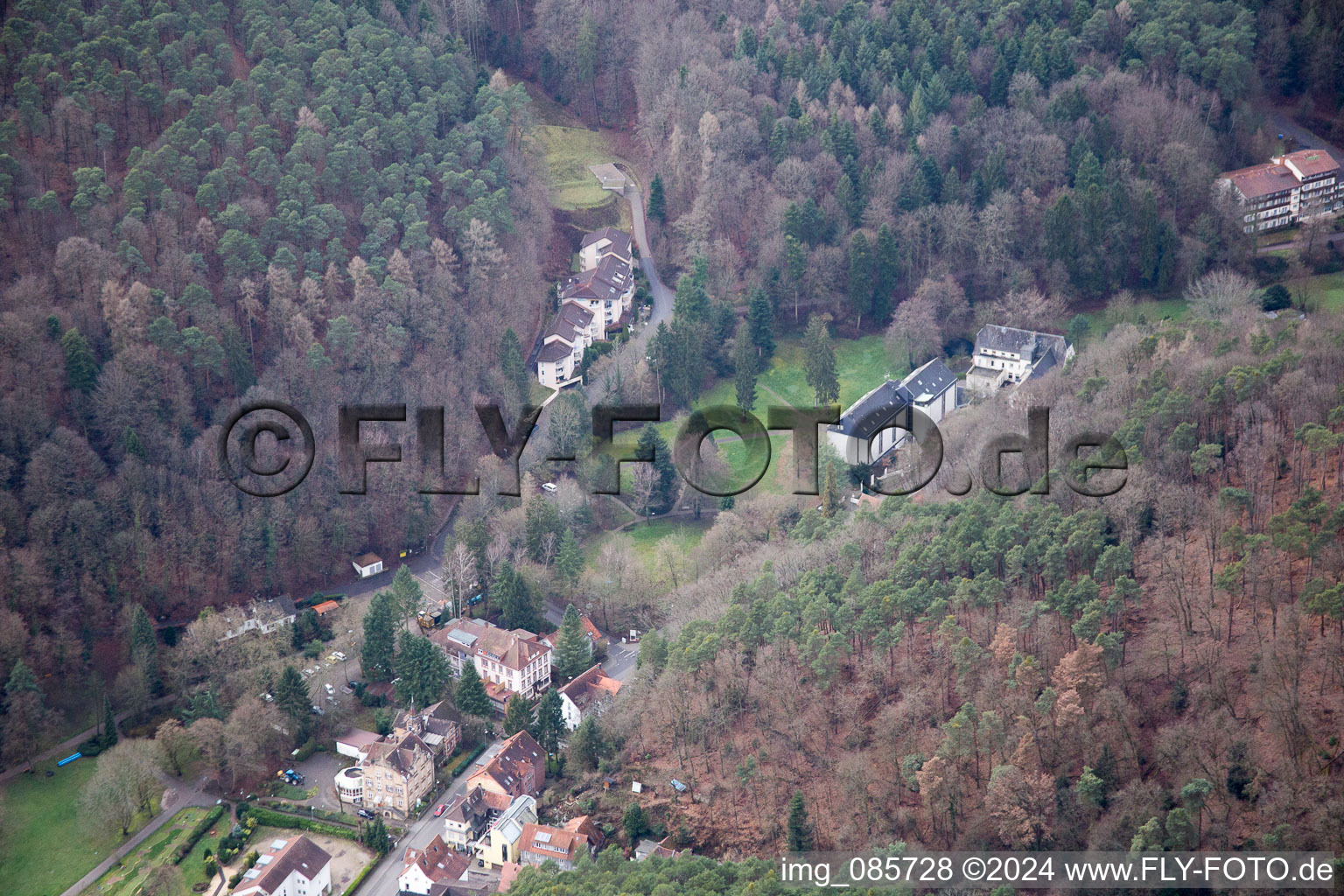 Bad Bergzabern dans le département Rhénanie-Palatinat, Allemagne d'un drone