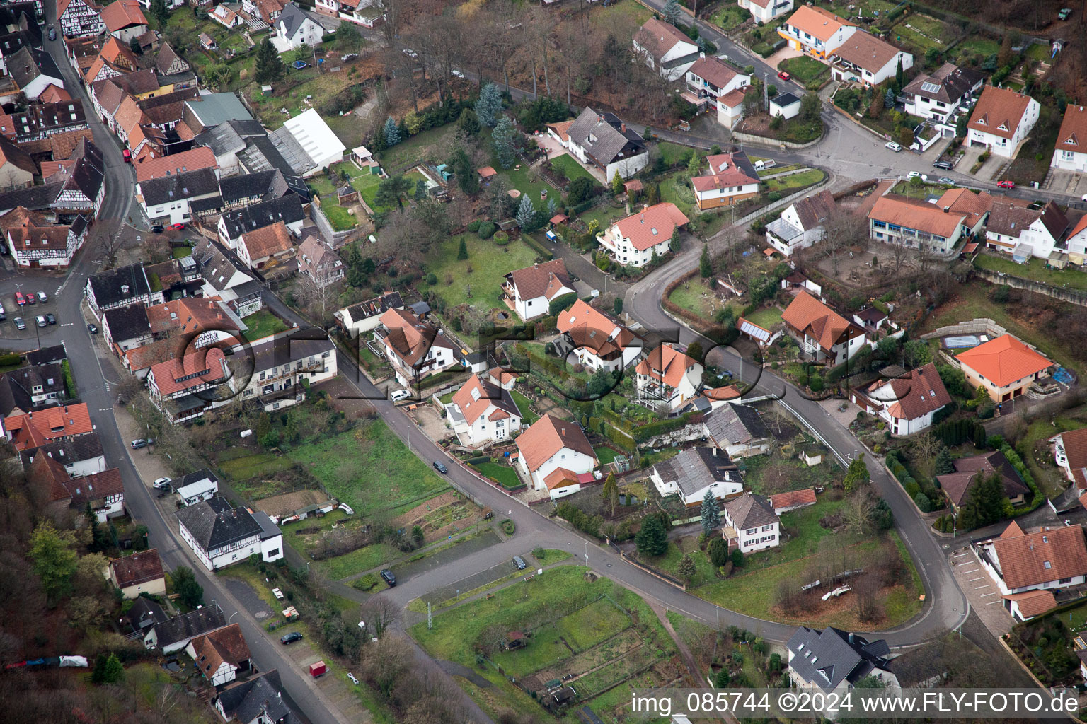 Dörrenbach dans le département Rhénanie-Palatinat, Allemagne vue d'en haut