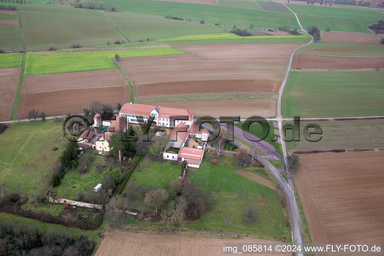 Image drone de Atelier pour résidences-services Atelier pour talents cachés à but non lucratif GmbH à Haftelhof à le quartier Haftelhof in Schweighofen dans le département Rhénanie-Palatinat, Allemagne