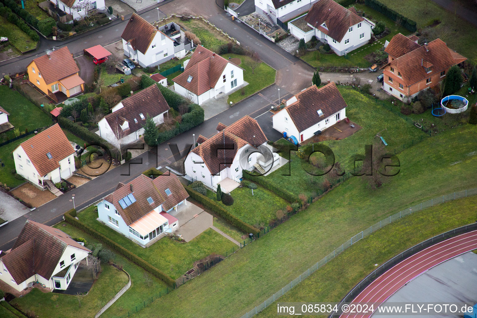 Altenstadt dans le département Bas Rhin, France vue d'en haut