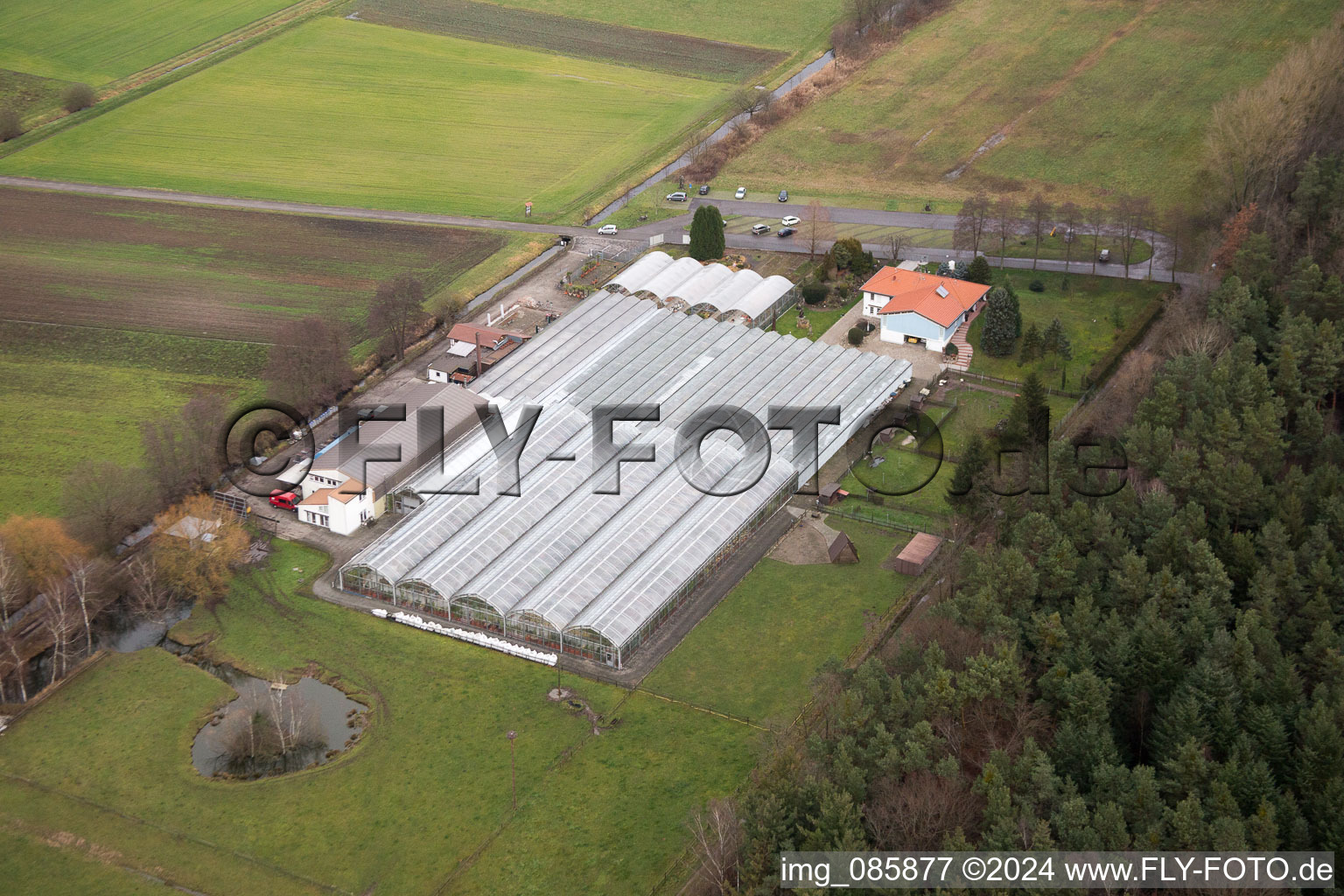 Vue oblique de Steinfeld dans le département Rhénanie-Palatinat, Allemagne