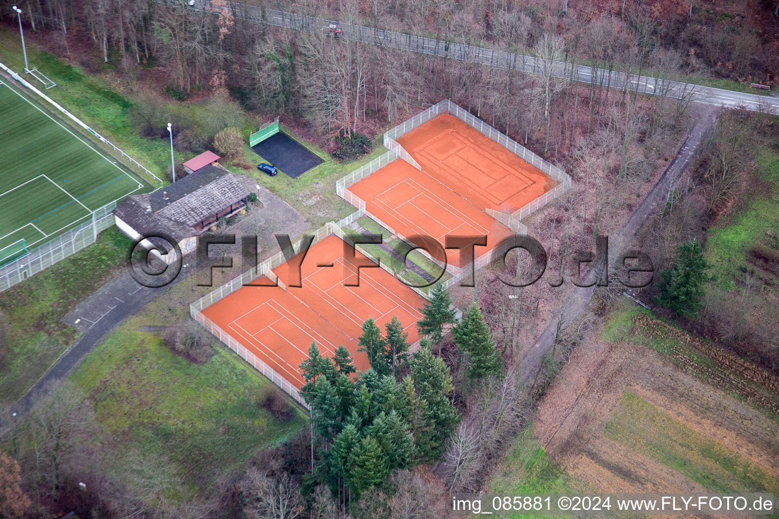 Quartier Schaidt in Wörth am Rhein dans le département Rhénanie-Palatinat, Allemagne vue d'en haut