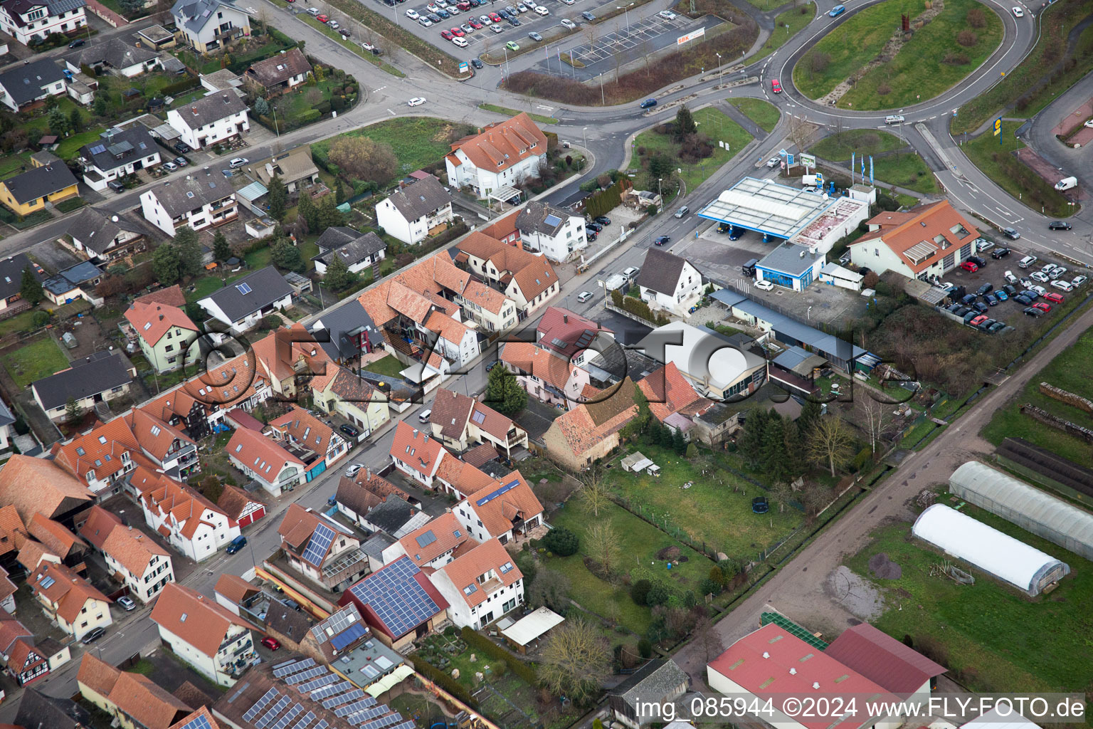 Image drone de Kandel dans le département Rhénanie-Palatinat, Allemagne