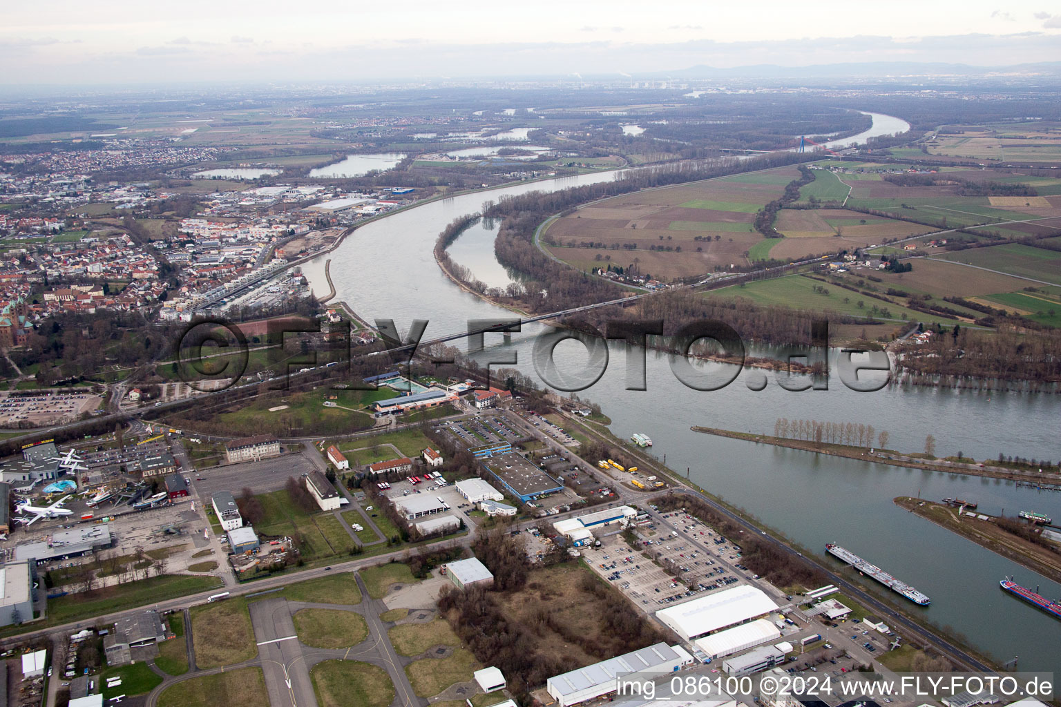 Image drone de Speyer dans le département Rhénanie-Palatinat, Allemagne