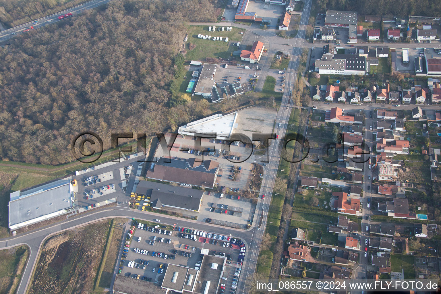 Image drone de Kandel dans le département Rhénanie-Palatinat, Allemagne