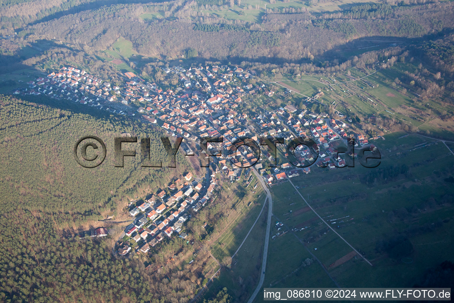 Photographie aérienne de Wernersberg dans le département Rhénanie-Palatinat, Allemagne