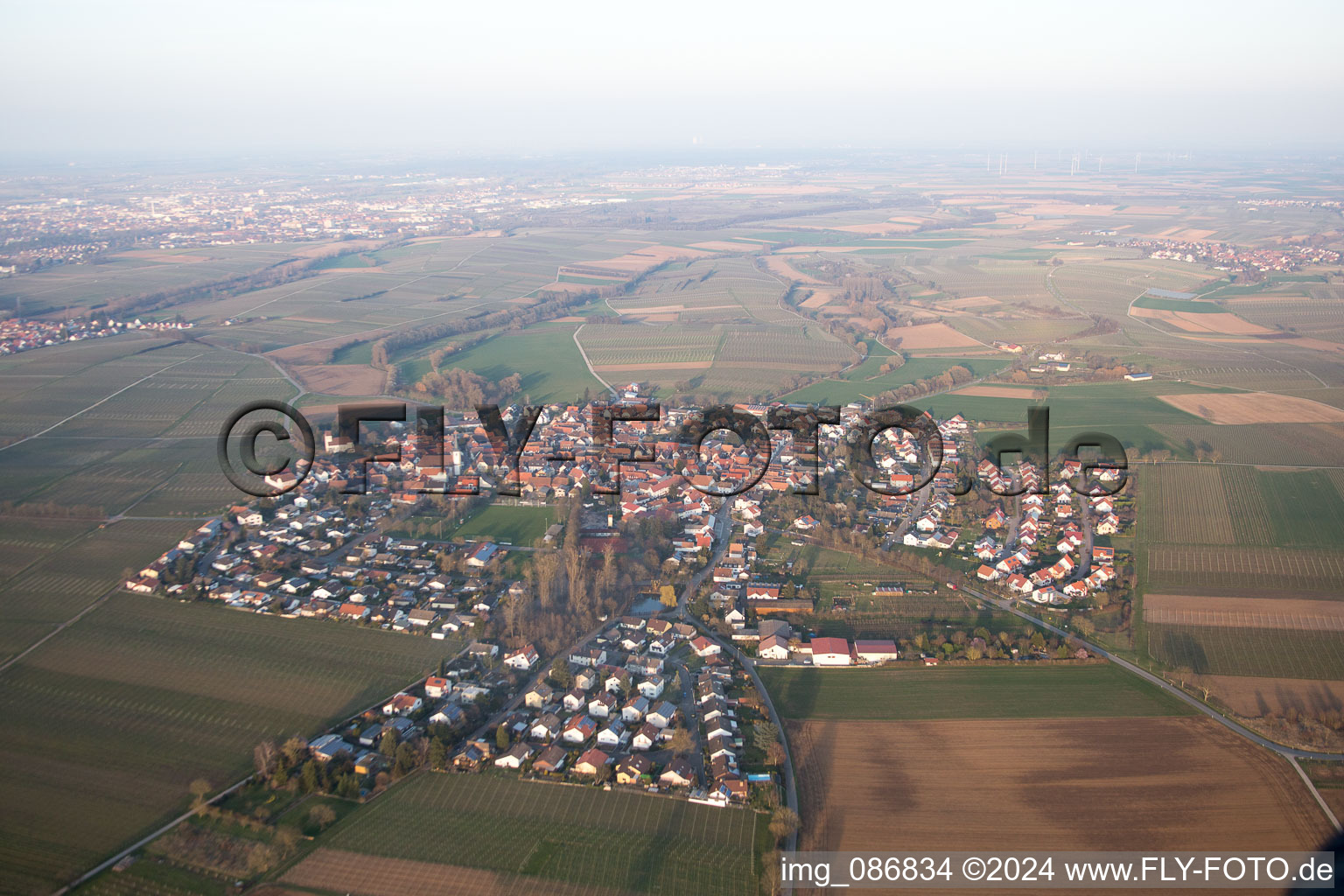 Vue oblique de Quartier Mörzheim in Landau in der Pfalz dans le département Rhénanie-Palatinat, Allemagne