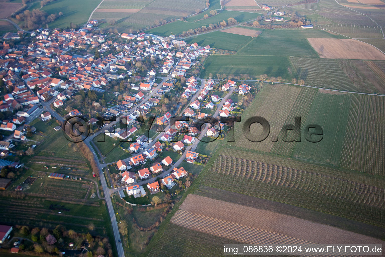 Quartier Mörzheim in Landau in der Pfalz dans le département Rhénanie-Palatinat, Allemagne hors des airs