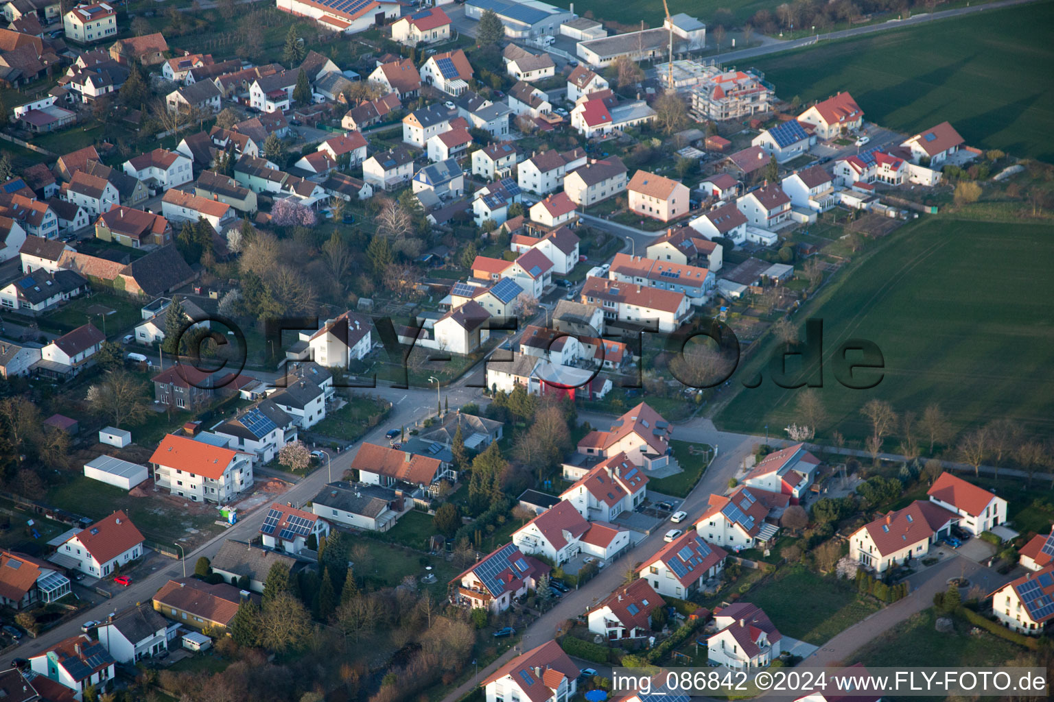 Image drone de Quartier Mörzheim in Landau in der Pfalz dans le département Rhénanie-Palatinat, Allemagne