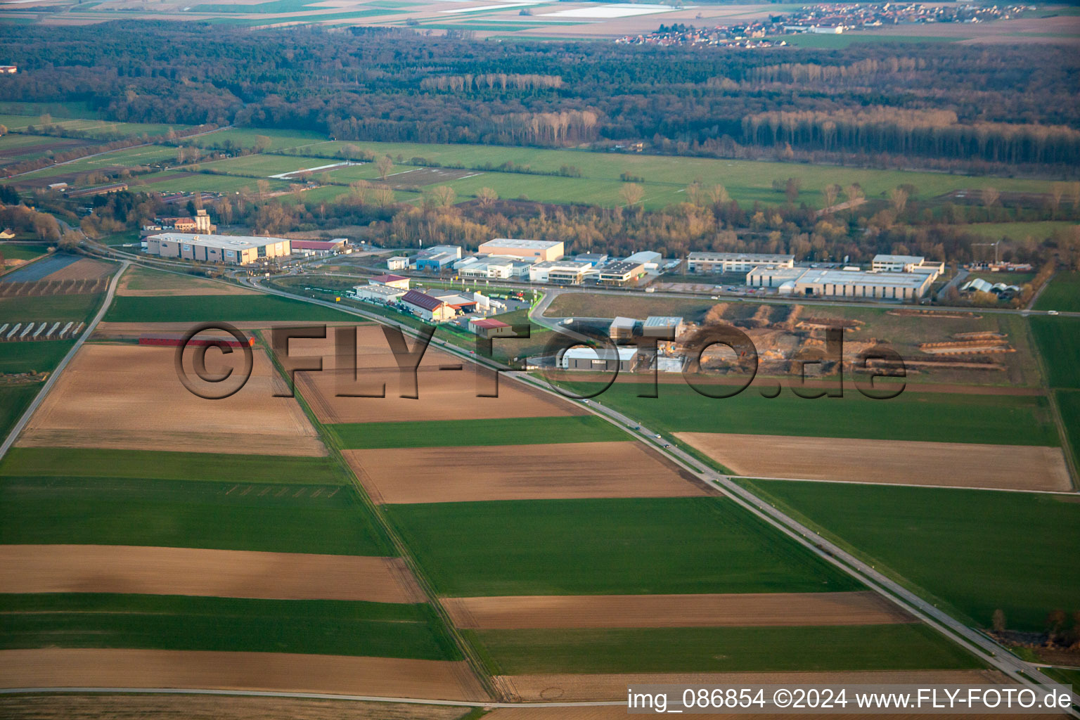 Quartier Herxheim in Herxheim bei Landau dans le département Rhénanie-Palatinat, Allemagne vue du ciel