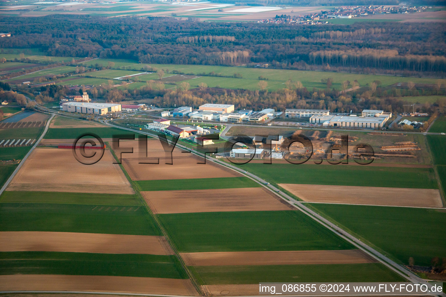 Enregistrement par drone de Quartier Herxheim in Herxheim bei Landau dans le département Rhénanie-Palatinat, Allemagne