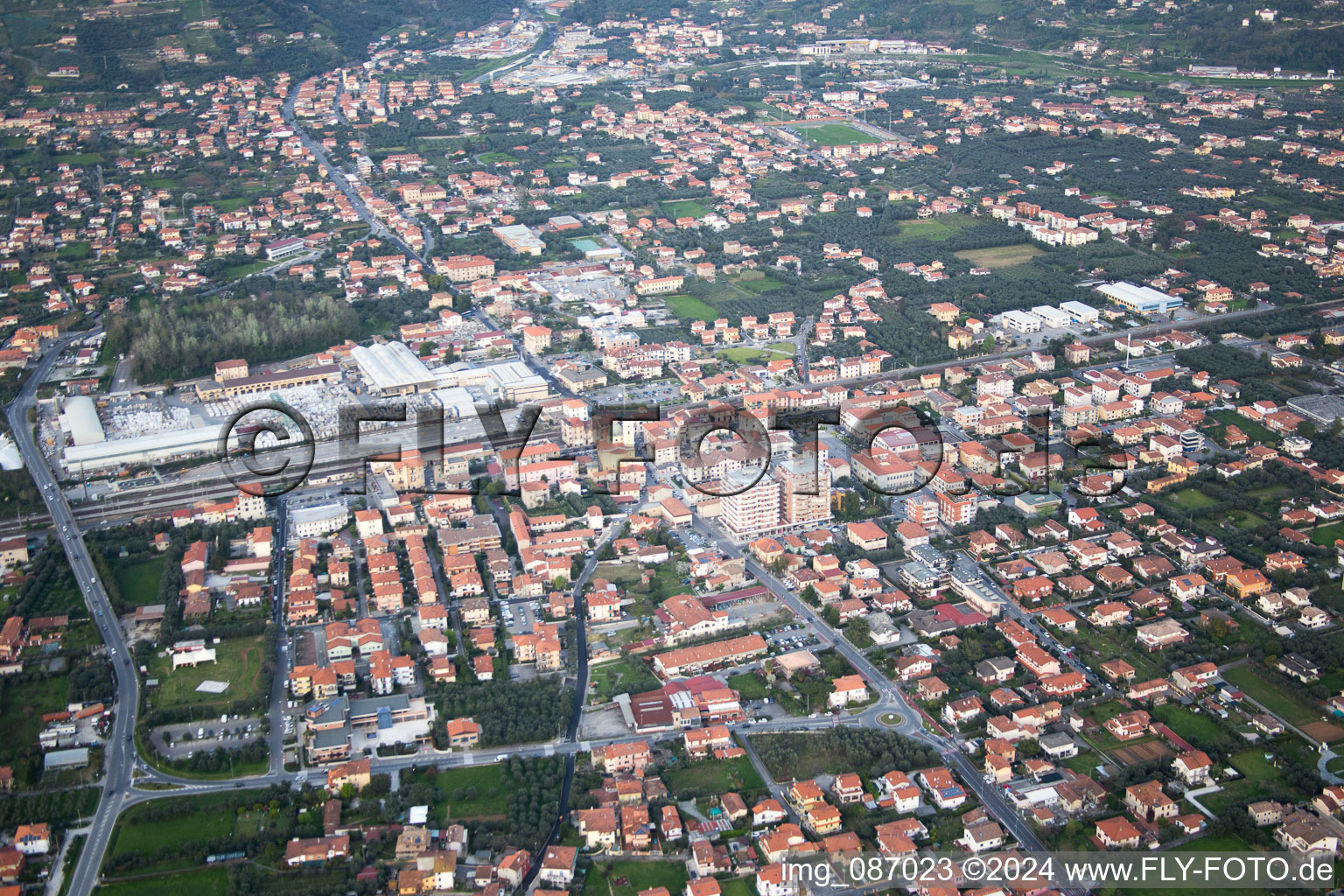 Photographie aérienne de Federigi dans le département Toscane, Italie