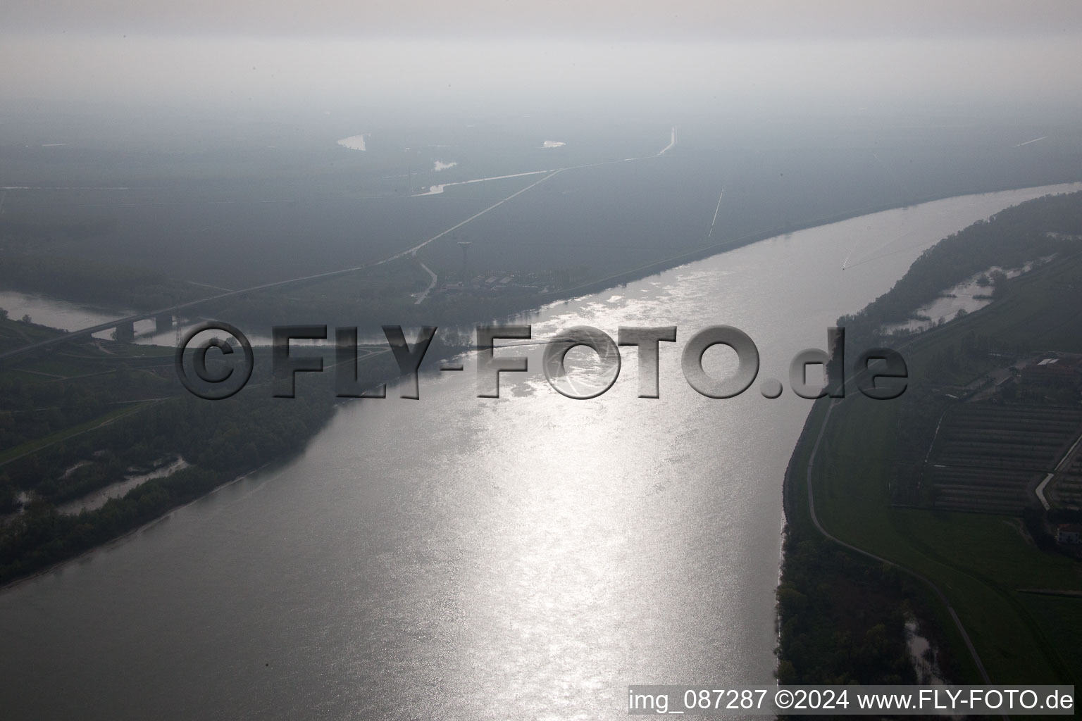 Vue aérienne de Porto Tolle dans le département Rovigo, Italie